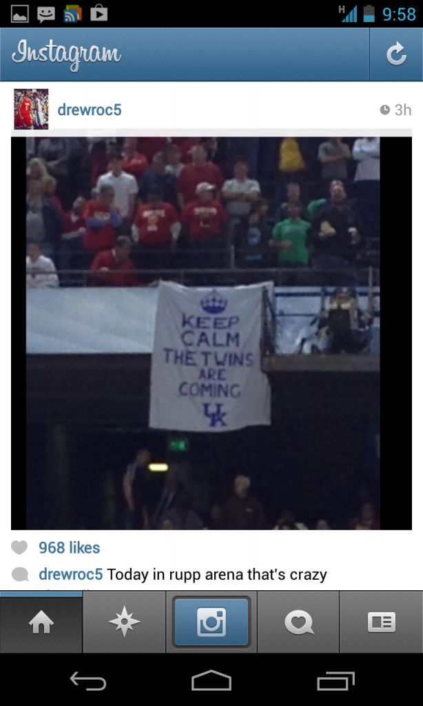NCAA Tourn Rupp Arena Twins