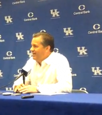 john calipari press conference spring