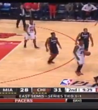 nazr mohammed pushed lebron james