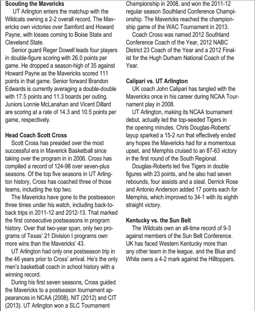 kentucky vs texas-arlington
