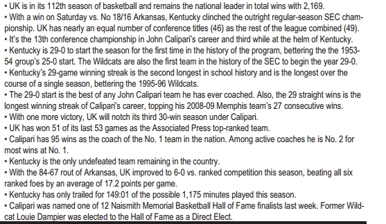 kentucky game notes at georgia