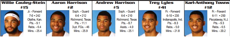 kentucky starters at georgia