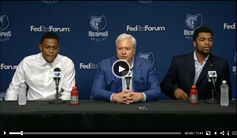 andrew harrison introduced grizzlies