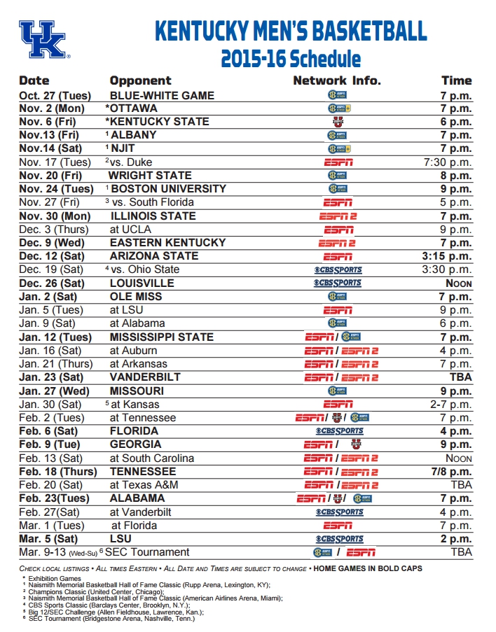 kentuckyschedule
