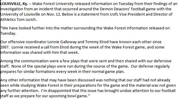 statement
