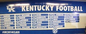 *Photo by University of Kentucky Football via facebook