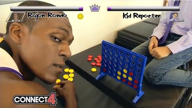 Rajon Rondo Still Destroying Children In Games Of Connect Four